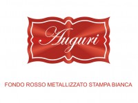 Etichette adesive auguri (mm 40x23) (cod. 2O)